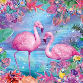 Puzzle 500 Flamingos